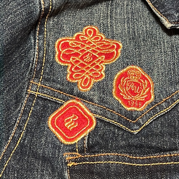 ROCAWEAR Vintage removable hooded denim jacket - Picture 2 of 13